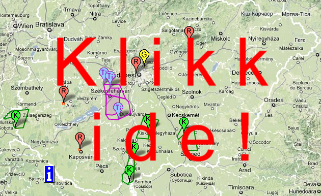 A változások bemutatása Google Map térképen