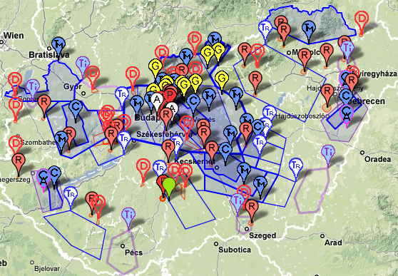 magyarország légtér térkép MKK airspace route planner magyarország légtér térkép