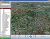 Budapest-TMA Google Earth-be vonalas légtérhatárokkal